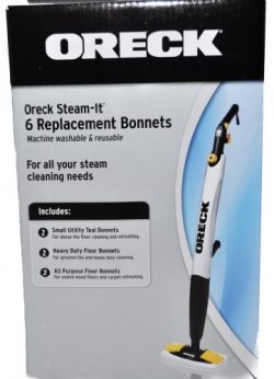 Oreck Steam Machine Steam-It Pad Kit, 2 Small 2 Large & 2 All Purpose Bonnets