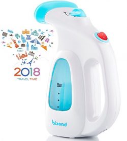 BIZOND Portable Garment Steamer for Clothes, Fabric, Dresses – Safe and Little Handy, Anti ...