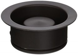 Waste King Decorative Garbage Disposal 3-Bolt Mount Sink Flange and Stopper, Oil Rubbed Bronze & ...