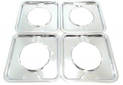 Gas Range Top Burner Pan for Whirlpool Set of 4, AP2933123, PS387060, 786333