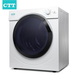 CTT Intelligent Compact Protable Tumble Clothes Dryer, Electric Tumble Vented Laundry Dryer, 12. ...