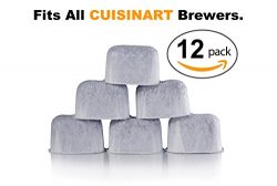 12-Pack of Cuisinart Compatible Replacement K&J Charcoal Water Filters for Coffee Makers  ...