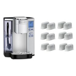 Cuisinart SS-10 Premium Single-Serve Coffeemaker with 12-Pack Replacement Charcoal Water Filters ...