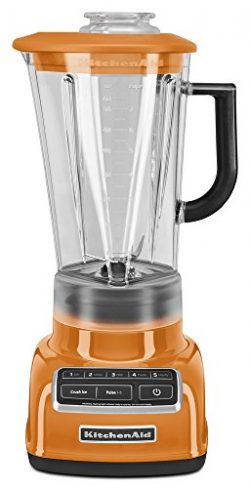 KitchenAid KSB1575TG 5-Speed Diamond Blender with 60-Ounce BPA-Free Pitcher – Tangerine