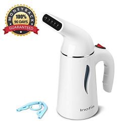 Clothes Steamer, INOFIA New Design Fabric Steamer For Clothes, Travel and Home Handheld Garment  ...