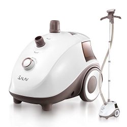 SALAV Clothes Steamer with 360 Degree Swivel Hanger, High Efficiency Metal Steam Panel, 4 Steam  ...