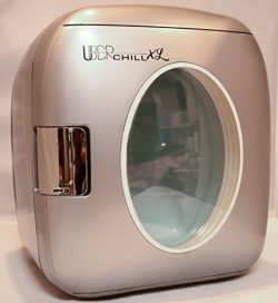 Uber Appliance UB-XL1 Uber Chill Mini Fridge 12 can retro portable Thermoelectric Cooler and War ...