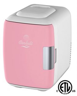 Cooluli Mini Fridge Electric Cooler and Warmer (4 Liter / 6 Can): AC/DC Portable Thermoelectric  ...