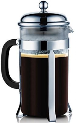 French Press Coffee & Tea Makers 8 Cup (1 liter, 34 oz)–Best Coffee Press Pot with 304 ...