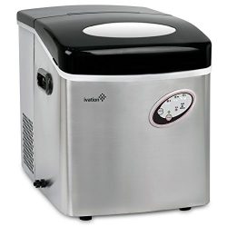 Ivation 48-Pound Daily Capacity Counter Top Ice Maker – Stainless Steel – 4.5-Liter  ...