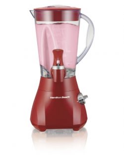 Hamilton Beach Wavestation Express Dispensing Smoothie Blender with 48-Ounce Jar, Red (54618)