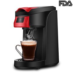 Single Serve Coffee Maker, LDesign One Touch Operation Coffee Machine for Most single cup pods,  ...