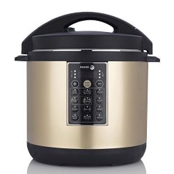 Fagor LUX Multi-Cooker, 6 quart, Electric Pressure Cooker, Slow Cooker, Rice Cooker, Yogurt Make ...