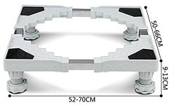 Herasa 4 Strong Feet Multi-functional Adjustable Base for Dryer, Washing Machine and Refrigerato ...