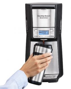 Hamilton Beach 12-Cup Coffee Maker, Programmable Brewstation Dispensing Coffee Machine, Summit U ...