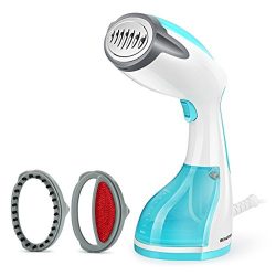 Beautural 1200W Handheld Garment Steamer, Portable Home and Travel Steamers for Clothes with 260 ...