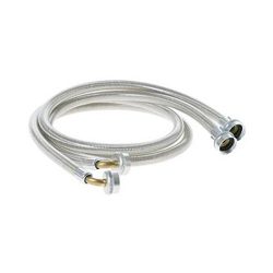 4 ft. Universal Stainless Steel Washer Hoses