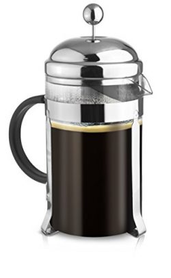 French Press Coffee & Tea Makers 12 Cup (1.5 liter, 51 oz) (Chrome, 1.5L, 51 oz)