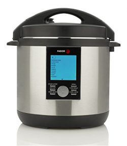 Fagor LUX LCD Multi-Cooker, 8 Quart – Digital Pressure Cooker, Slow Cooker, Rice Cooker an ...