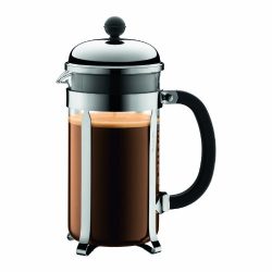 Bodum CHAMBORD Coffee & Tea Maker, French Press Coffee Maker, Stainless Steel & Heat-Res ...