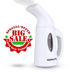 GDPETS Garment Steamer Mini 120ML Portable Handheld Small Fabric Steamer&Fast Heat-Up Little ...