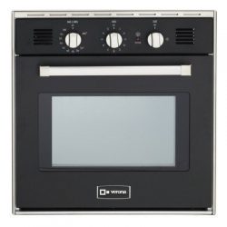 Verona VEBIG24NSS 24″ Single Gas Wall Oven with 2.0 cu. ft. Capacity Electronic Ignition E ...