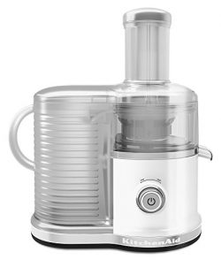 KitchenAid KVJ0333WH Easy Clean Juicer, White