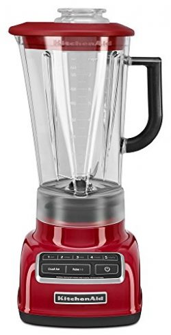 KitchenAid KSB1575ER 5-Speed Diamond Blender with 60-Ounce BPA-Free Pitcher – Empire Red