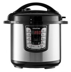 Gourmia GPC800 Smart Pot Electric Digital Multifunction Pressure Cooker with 13 Programmable Coo ...