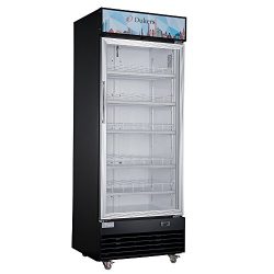 Dukers Appliance USA DUK600162378070 Dukers Single GLASS Door Merchandiser Refrigerator, 27̸ ...