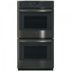 GE Profile PK7500BLTS 27 Inch 8.6 cu. ft. Total Capacity Electric Double Wall Oven in Black Stai ...