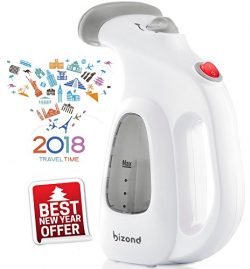 BIZOND Portable Garment Steamer for Clothes, Fabric, Dresses – Safe and Little Handy, Anti ...