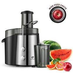 Kitchen Komforts Professional Juicer Juice Extractor, 700 W High Power Centrifugal Juicer with W ...