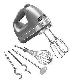KitchenAid KHM926CU 9-Speed Digital Hand Mixer with Turbo Beater II Accessories and Pro Whisk &# ...