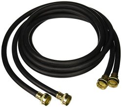ertified Appliance X1109-8FF-TP Black Rubber Washing Machine Hose, 8 Foot, Hot/Cold Twin Pack, p ...