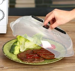 Microwave Hover Splatter Cover, Food Splatter Guard Microwave Splatter Lid with Steam Vents | 11 ...