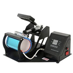 TC-Home New Dual Digital Display Heat Press Transfer Sublimation Machine for Cup Coffee Mug