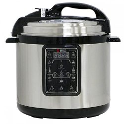 Multifunction 6.3QT Electric Pressure Cooker, Slow Cooker, Rice Cooker, Steamer, Yogurt Maker St ...