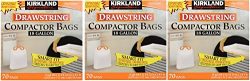 Kirkland Compactor Bags, 18 Gallon 3Pack (70 ct)