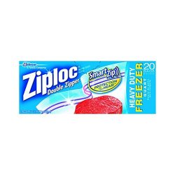 Ziploc Freezer Bags – 1 qt – 19 ct