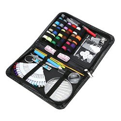 UltimaFio(TM) 91Pcs Multifunctional Sewing Box Kit Set for Quilting Hand Sewing Stitching Travel ...