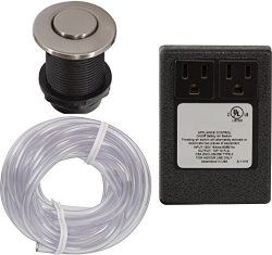 Dual Disposal Air Switch Kit with Round Button for InSinkErator / Waste King Garbage Disposals/  ...