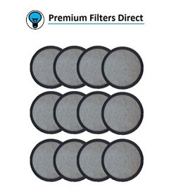 Premium Replacement Charcoal Water Filter Disks for Mr. Coffee Machines [12 Pack]