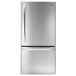 Kenmore Elite 79043 24.1 cu. ft. Bottom Freezer Refrigerator in Stainless Steel, includes delive ...