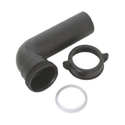 Master Plumber 176-134 MP Plastic Disposal Elbow, Black