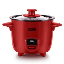 Dash DRCM100XXRD04 Rice Cooker, Red