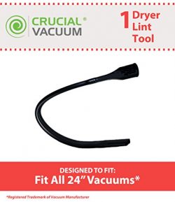 Flexible Dryer Lint Vacuum Crevice Attachment Tool