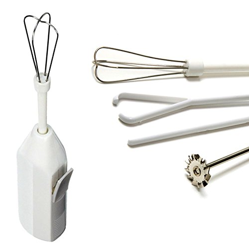 Mini Hand Mixer 5 Piece Set Portable and Lightweight Cordless Mixer