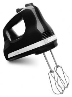 KitchenAid KHM512OB 5-Speed Ultra Power Hand Mixer, Onyx Black