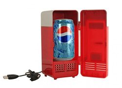 Vinmax Mini USB Fridge Portable Beer Beverage Drink Cans Cooler & Warmer Refrigerator For Ca ...